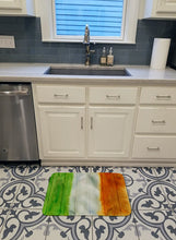 Load image into Gallery viewer, Irish Flag on Wood Machine Washable Memory Foam Mat BB5753RUG