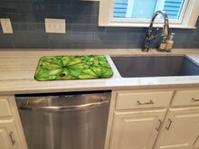 Load image into Gallery viewer, Shamrocks and Lady bugs Dish Drying Mat – Absorbent, Artistic Kitchen Essentials BB5754DDM