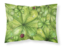 Load image into Gallery viewer, Shamrocks and Lady bugs Fabric Standard Pillowcase – Artistic Decorative Front, White Back BB5754PILLOWCASE