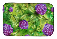 Load image into Gallery viewer, Shamrocks in Bloom Dish Drying Mat – Absorbent, Artistic Kitchen Essentials BB5756DDM