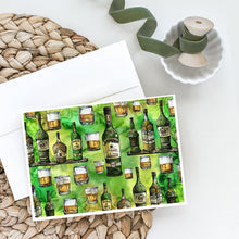 Load image into Gallery viewer, Irish Whiskey Greeting Cards -  Blank Note Cards – 8-Pack of Artist-Designed Cards with Envelopes
