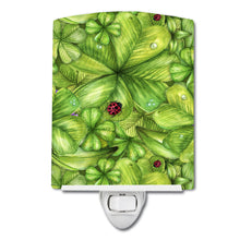 Load image into Gallery viewer, Shamrocks and Lady bugs Ceramic Night Light BB5762CNL