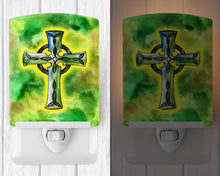 Load image into Gallery viewer, Irish Celtic Cross Ceramic Night Light BB5764CNL