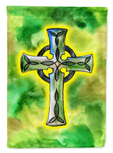 Load image into Gallery viewer, Irish Celtic Cross Garden Flag – Decorative Outdoor Yard Flag