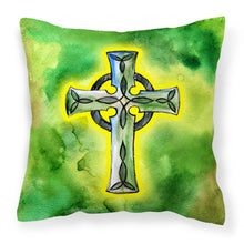 Load image into Gallery viewer, Irish Celtic Cross Fabric Decorative Pillow BB5764PW1818