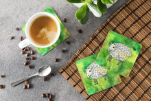 Load image into Gallery viewer, Irish Sheep Foam Coaster  BB5768FC
