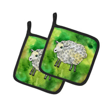 Load image into Gallery viewer, Irish Sheep Pot Holders - Set of 2 - Heat-Resistant Kitchen Essentials BB5768PTHD