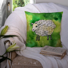 Load image into Gallery viewer, Irish Sheep Throw Pillow - 14x14 Decorative Pillow – Art for Your Home &amp; Patio BB5768PW1414