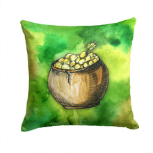 Load image into Gallery viewer, Irish Pot of Gold Throw Pillow - 14x14 Decorative Pillow – Art for Your Home &amp; Patio BB5769PW1414