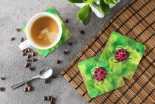 Load image into Gallery viewer, Irish Lady Bug Foam Coaster  BB5770FC