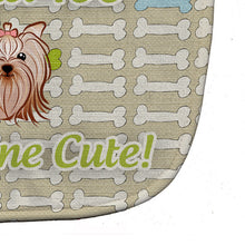 Load image into Gallery viewer, Too Cute Yorkie Yorkishire Terrier Baby Bib BB5773BIB