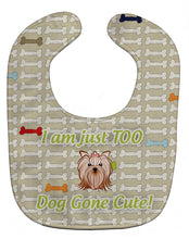 Load image into Gallery viewer, Too Cute Yorkie Yorkishire Terrier Baby Bib BB5773BIB