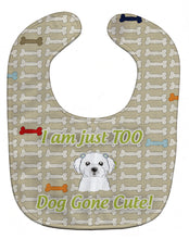 Load image into Gallery viewer, Too Cute Maltese Baby Bib BB5777BIB