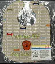 Load image into Gallery viewer, Too Cute Longhair Red Dachshund Baby Bib BB5783BIB