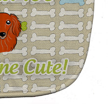 Load image into Gallery viewer, Too Cute Longhair Red Dachshund Baby Bib BB5783BIB