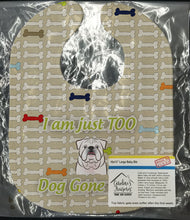Load image into Gallery viewer, Too Cute White English Bulldog  Baby Bib BB5789BIB