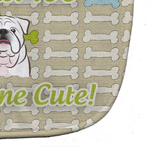 Load image into Gallery viewer, Too Cute White English Bulldog  Baby Bib BB5789BIB