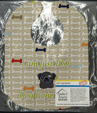 Load image into Gallery viewer, Too Cute Black Pug Baby Bib BB5832BIB