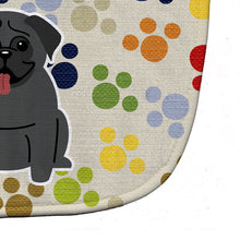 Load image into Gallery viewer, Pawprints Pug Black Baby Bib BB5835BIB