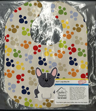 Load image into Gallery viewer, Pawprints French Bulldog Black White Baby Bib BB5841BIB