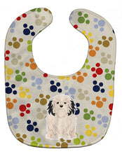 Load image into Gallery viewer, Pawprints Lowchen Baby Bib BB5848BIB