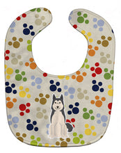 Load image into Gallery viewer, Pawprints West Siberian Laika Spitz Baby Bib BB5854BIB