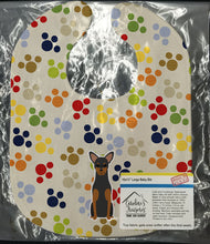 Load image into Gallery viewer, Pawprints Manchester Terrier Baby Bib BB5857BIB