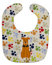 Load image into Gallery viewer, Pawprints Airedale Baby Bib BB5870BIB