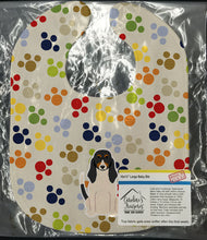 Load image into Gallery viewer, Pawprints Swiss Hound Baby Bib BB5873BIB