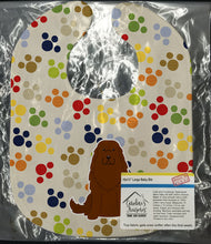 Load image into Gallery viewer, Pawprints Caucasian Shepherd Dog Baby Bib BB5879BIB