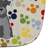 Load image into Gallery viewer, Pawprints Miniature Schanuzer Black Silver Baby Bib BB5881BIB