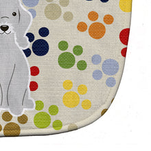 Load image into Gallery viewer, Pawprints Bedlington Terrier Blue Baby Bib BB5919BIB