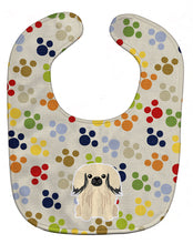 Load image into Gallery viewer, Pawprints Pekingnese Cream Baby Bib BB5935BIB