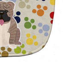 Load image into Gallery viewer, Pawprints English Bulldog Grey Brindle  Baby Bib BB5955BIB