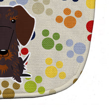 Load image into Gallery viewer, Pawprints Wire Haired Dachshund Chocolate Baby Bib BB5958BIB