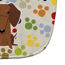 Load image into Gallery viewer, Pawprints Dachshund Red Brown Baby Bib BB5959BIB