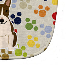Load image into Gallery viewer, Pawprints Bull Terrier Dark Brindle Baby Bib BB5965BIB