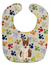 Load image into Gallery viewer, Pawprints Bull Terrier Brindle Baby Bib BB5966BIB