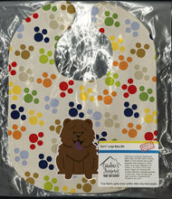 Load image into Gallery viewer, Pawprints Chow Chow Chocolate Baby Bib BB5970BIB