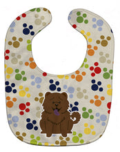 Load image into Gallery viewer, Pawprints Chow Chow Chocolate Baby Bib BB5970BIB