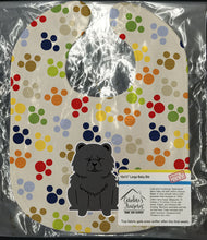 Load image into Gallery viewer, Pawprints Chow Chow Black Baby Bib BB5972BIB