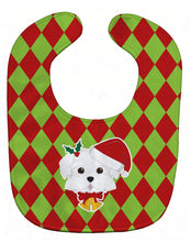 Load image into Gallery viewer, Christmas Maltese Baby Bib BB5993BIB