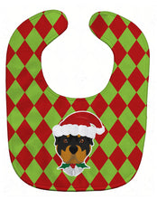 Load image into Gallery viewer, Christmas Rottweiler Baby Bib BB5997BIB
