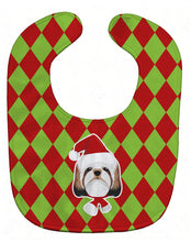 Load image into Gallery viewer, Christmas Shih Tzu Baby Bib BB6000BIB