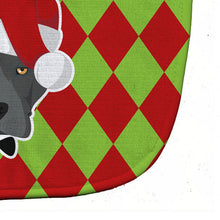 Load image into Gallery viewer, Christmas Staffordshire Bull Terrier Baby Bib BB6001BIB