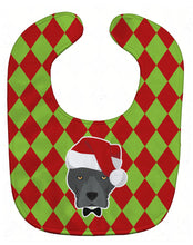 Load image into Gallery viewer, Christmas Staffordshire Bull Terrier Baby Bib BB6001BIB