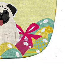 Load image into Gallery viewer, Easter Eggs Pug Cream Baby Bib BB6004BIB
