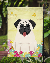 Load image into Gallery viewer, Easter Eggs Pug Cream Garden Flag - Outdoor Decorative Yard Flag BB6004GF