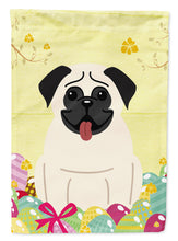 Load image into Gallery viewer, Easter Eggs Pug Cream Garden Flag - Outdoor Decorative Yard Flag BB6004GF