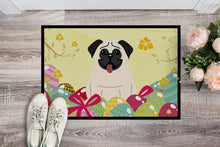 Load image into Gallery viewer, Easter Eggs Pug Cream Doormat - 24x36 Decorative Floor Mat – Indoor/Outdoor Rug with Artistic Flair BB6004JMAT